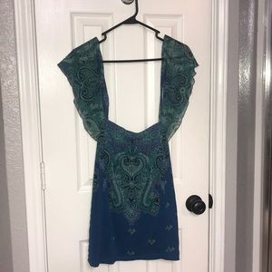 VGUC INC International Concepts Boho Top Shirt XL